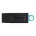 Kingston DataTraveler Exodia 64GB USB 3.2 Blk/Cyan USB Flash Drive-USB Memory-Gigante Computers