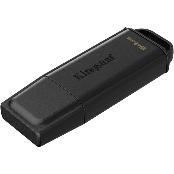 Kingston DataTraveler Exodia DTXG2/64GB USB Flash Drive, 64GB, USB 3.2 Gen 1, Black, Snap-on Cap Design-Memory-Gigante Computers