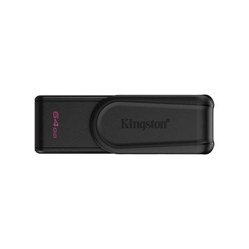 Kingston DataTraveler Exodia S DTXS/64GB USB Flash Drive, 64GB, USB 3.2, Black, Swivel Cap Design-Memory-Gigante Computers