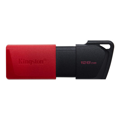 Kingston DataTraveler ExodiaM DTXM/128GB USB Flash Drive, 128GB, USB 3.2, Red / Black, Moving Cap Design-Memory-Gigante Computers