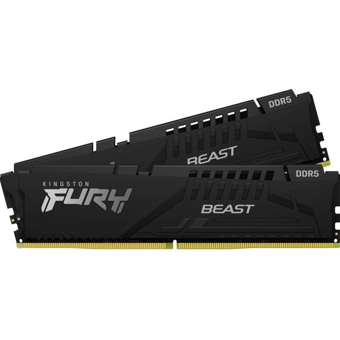 Kingston FURY Beast 64GB (2 x 32GB) 6000MHz DDR5 DIMM System Memory Black Heatsink-Memory-Gigante Computers