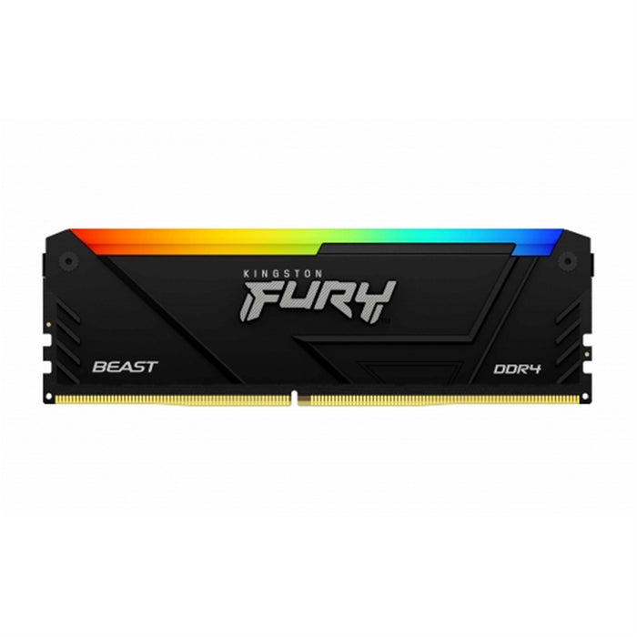 Kingston FURY Beast KF436C18BB2AK4/128 128GB (4 x 32GB) 3600MHz DDR4 DIMM RGB System Memory-Memory - Desktop-Gigante Computers