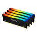 Kingston FURY Beast KF436C18BB2AK4/128 128GB (4 x 32GB) 3600MHz DDR4 DIMM RGB System Memory-Memory - Desktop-Gigante Computers