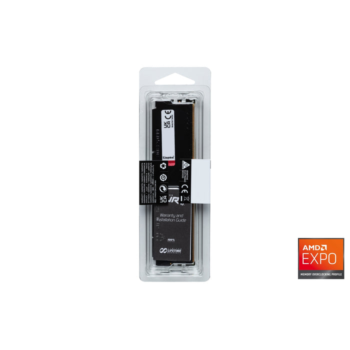 Kingston FURY Beast KF556C36BBE-16 16GB System Memory, 6000MT/s, DDR5, CL36, DIMM, Black, AMD EXPO Certified-Memory - Desktop-Gigante Computers