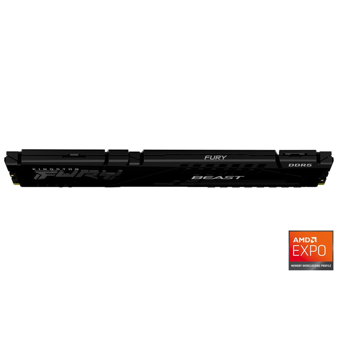 Kingston FURY Beast KF556C36BBE-16 16GB System Memory, 6000MT/s, DDR5, CL36, DIMM, Black, AMD EXPO Certified-Memory - Desktop-Gigante Computers