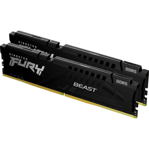 Kingston FURY Beast KF560C36BBE2K2-32 32GB (2x16GB) System Memory, 6000MT/s, DDR5, CL36, DIMM, Black, AMD EXPO Certified-Memory-Gigante Computers