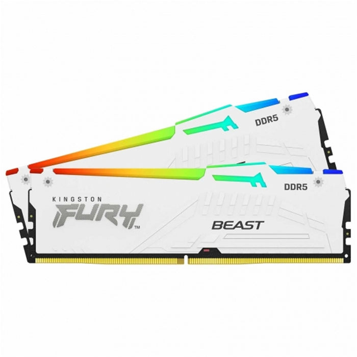 Kingston FURY Beast (KF560C36BWEAK2-64) 64GB RGB (2x32GB) System Memory, DDR5, 6000MTs, DIMM, CL36, 288 Pin.-Memory-Gigante Computers