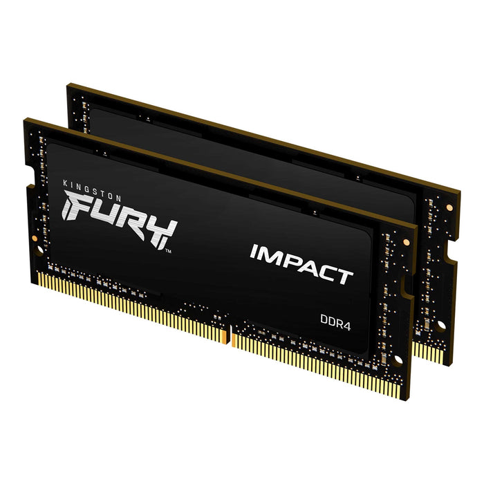 Kingston Fury Impact KF432S20IBK2/16 16GB DDR4 (2x8GB) 3200MHz, Non ECC, CL20, 1.2V, SODIMM Memory-Memory-Gigante Computers