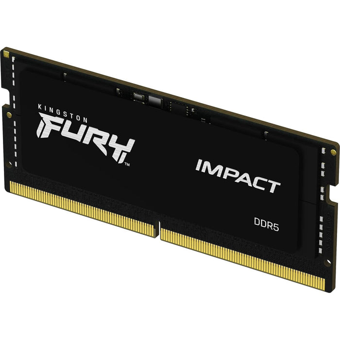 Kingston Fury Impact PnP 16GB 5600MT/s DDR5 CL40 SODIMM Notebook Gaming Memory Single Module-Memory-Gigante Computers