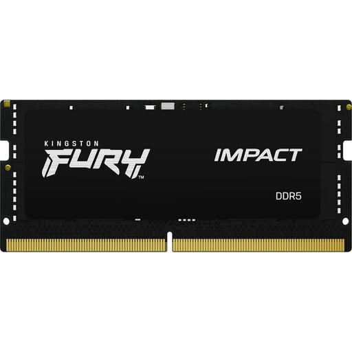 Kingston Fury Impact PnP 16GB 5600MT/s DDR5 CL40 SODIMM Notebook Gaming Memory Single Module-Memory-Gigante Computers