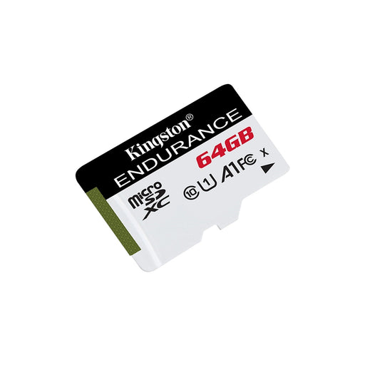 Kingston SDCE/64GB High Endurance micro SD Flash Memory Card, 64GB, Class 10, A1, UHS-I U1, Retail Packed-Memory-Gigante Computers