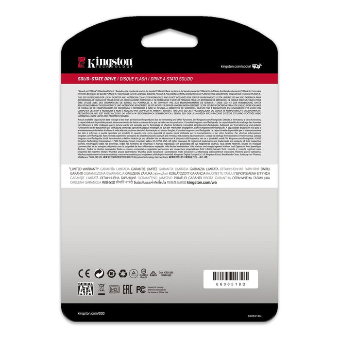 Kingston SSDNow A400 480GB SATA III Solid State Drive-Internal Hard Drives-Gigante Computers