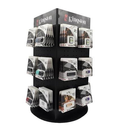 Kingston Technology Countertop Display Stand – 115 Unit Capacity-Memory-Gigante Computers