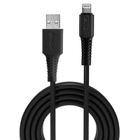 LINDY 31319 0.5m USB to Lightning Cable, Black-Cables-Gigante Computers