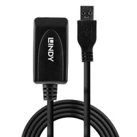 LINDY 43155 5m USB 3.0 Active Extension, Supports transfer rates up to 5Gbps, Plug & Play, 2 year warranty-Cables-Gigante Computers