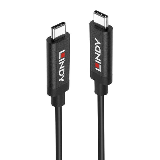 LINDY 43308 5m Active USB 3.2 Gen 2 C/C Cable, Data transfer rates up to 10Gbps, Supports video resolutions up to UHD 8K 7680x4320@60Hz including 4K 4096x2160@120Hz, 2 year warranty-Cables-Gigante Computers