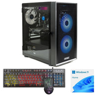 LOGIX Intel i5-10400F 6 Core 12 Threads, 2.90GHz (4.30GHz Boost), 16GB DDR4 RAM, 1TB NVMe M.2, 80 Cert PSU, GTX1650 4GB Graphics, Windows 11 home installed + FREE Keyboard & Mouse - Prebuilt System - Full 3-Year Parts & Collection Warranty-System Builds-Gigante Computers