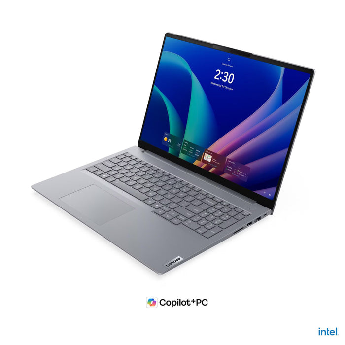 Lenovo ThinkBook 16 G9 Copilot+ PC, 16 Inch WUXGA 1920x1200 IPS Screen, Intel Core Ultra 5 325, 16GB RAM, 512GB SSD, Integrated Intel Graphics, Windows 11 Pro-Laptops-Gigante Computers