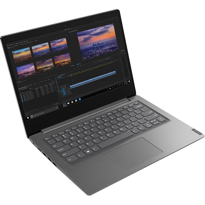 Lenovo V14 IIL Laptop, 14 Inch HD Anti-glare Screen, Intel Core i3-1005G1 10th Gen, 8GB DDR4 RAM, 256GB SSD, Intel UHD Graphics, Windows 10 Pro, Grey-Laptops-Gigante Computers