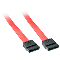 Lindy 0.5M SERIAL ATA INTERNAL Black/Red-Cables-Gigante Computers