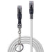 Lindy 15m Cat.6A S/FTP Locking Network Cable, Grey-Cables-Gigante Computers