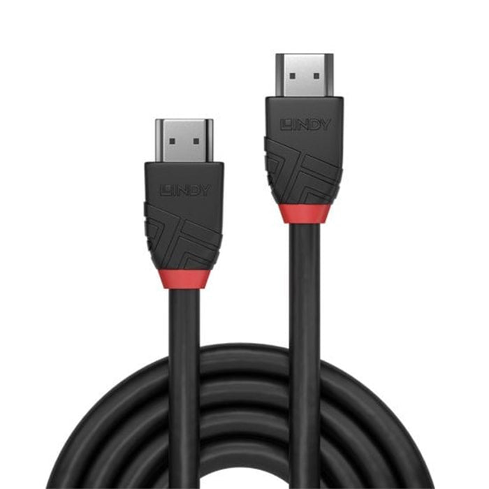 Lindy 36771 1m 8K60Hz HDMI Cable, Black Line-Cables-Gigante Computers