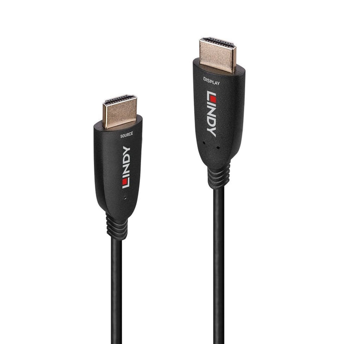 Lindy 38510 10m Fibre Optic Hybrid HDMI 8K60 Cable-Cables-Gigante Computers
