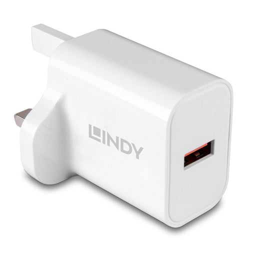 Lindy 73415 18W USB Type A Charger-Cables-Gigante Computers