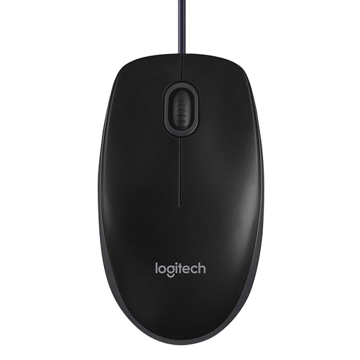 Logitech B100 Optical USB Mouse-Mice-Gigante Computers