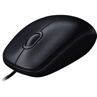 Logitech M90 Wired USB Mouse, 3-Buttons, 1000dpi and Optical Tracking, Ambidextrous Design for PC, Mac and Laptop, Black-Mice-Gigante Computers