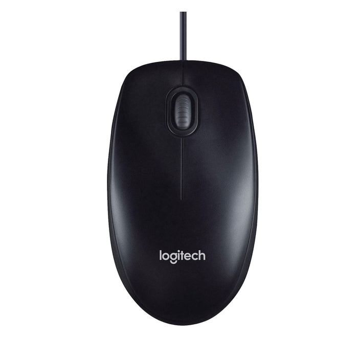 Logitech M90 Wired USB Mouse, 3-Buttons, 1000dpi and Optical Tracking, Ambidextrous Design for PC, Mac and Laptop, Black-Mice-Gigante Computers