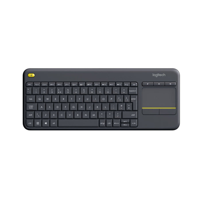 Logitech Wireless Touch Keyboard K400 Plus QWERTY UK Layout Black-Keyboard-Gigante Computers