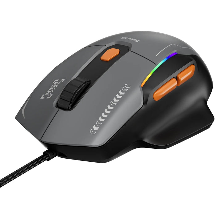 MARVO Duke 50 M368 Wired Gaming Mouse, 6 DPI levels (800 - 12800), 1000Hz Polling Rate, 13 Mode RGB Backlighting, 68g-Mice-Gigante Computers