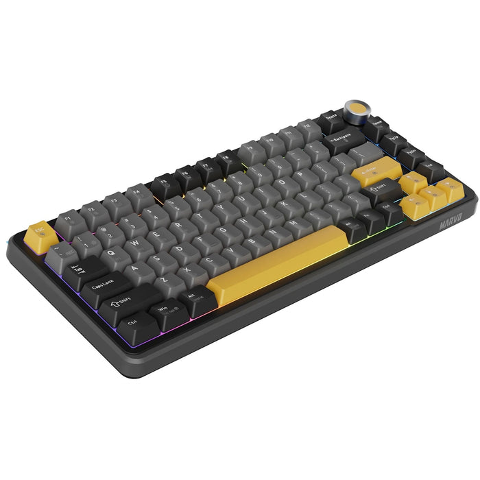 MARVO Titan 75 KG986W Wireless Mechanical Gaming Keyboard, Tri-Mode Connectivity, Wired, 2.4GHz & Bluetooth, Hot-Swappable Mechanical Switches, Vibrant RGB Backlighting, Full-Key Anti-Ghosting-Keyboard-Gigante Computers