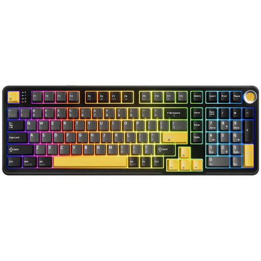 MARVO Titan 98 KG986W Wireless Mechanical Gaming Keyboard, Tri-Mode Connectivity, Wired, 2.4GHz & Bluetooth, Hot-Swappable Mechanical Switches, Vibrant RGB Backlighting, Full-Key Anti-Ghosting-Keyboard-Gigante Computers