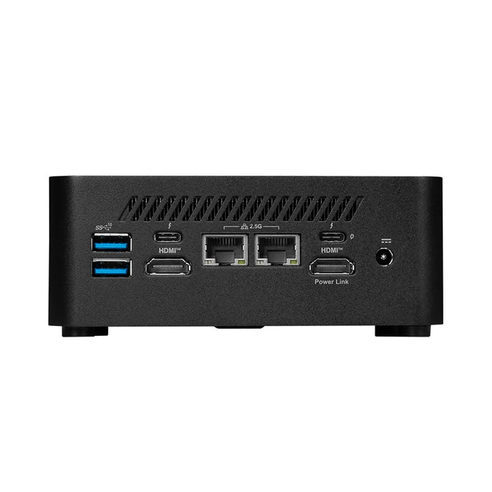 MSI Cubi NUC 1M, Intel Core 5 120U (14th Gen) Barebone, Intel Graphics, 2x DDR5 Slots, Dual ThunderBolt 4, Dual HDMI, Dual LAN, WiFi 6E, BT 5.3 with VESA Mount-Pre-built systems-Gigante Computers