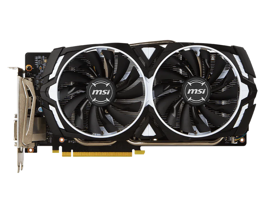 MSI GeForce GTX 1060 6GB ARMOR 6G OCV1 Graphics Card - Refurbished-Graphics Cards-Gigante Computers