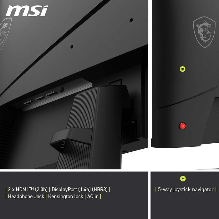 MSI MAG 274QF 27" Quad HD 240Hz Gaming Monitor - Refurbished-Monitors-Gigante Computers