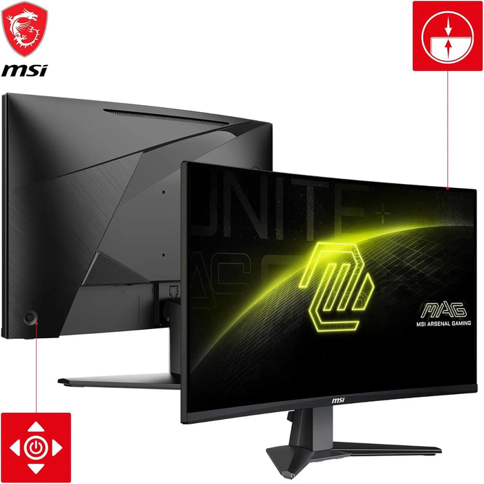 MSI MAG 27C6X 27" 250Hz Gaming Monitor - Refurbished-Monitors-Gigante Computers