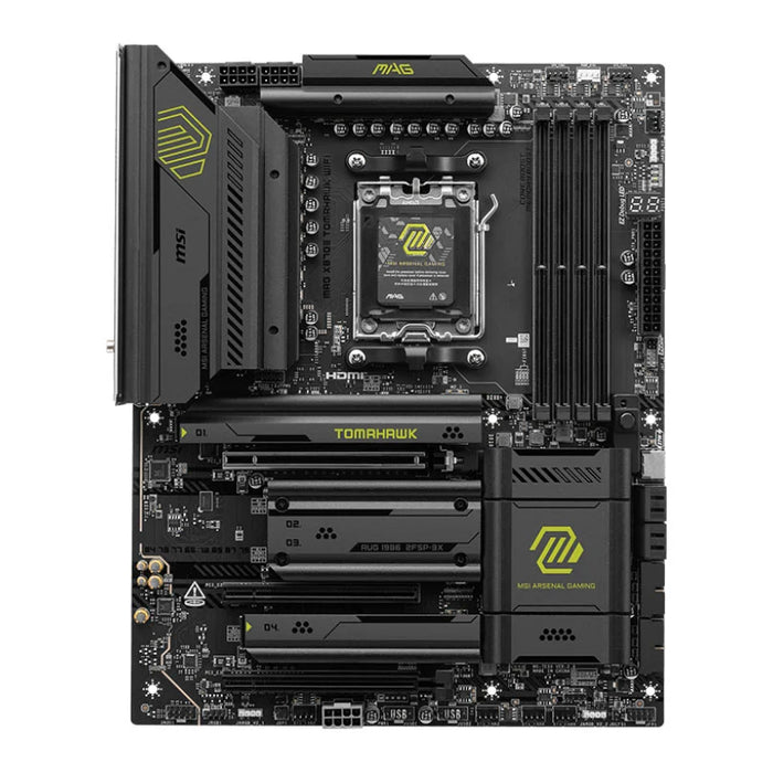 MSI MAG X870E TOMAHAWK WiFi AM5 DDR5 PCIe 5.0 ATX Motherboard-Motherboards-Gigante Computers