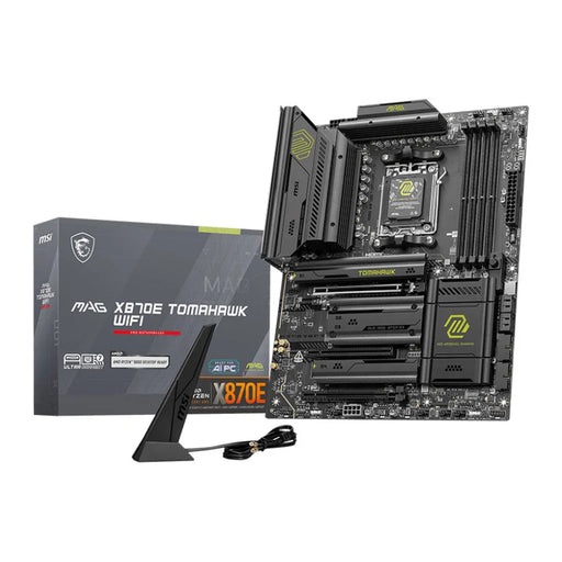 MSI MAG X870E TOMAHAWK WiFi AM5 DDR5 PCIe 5.0 ATX Motherboard-Motherboards-Gigante Computers