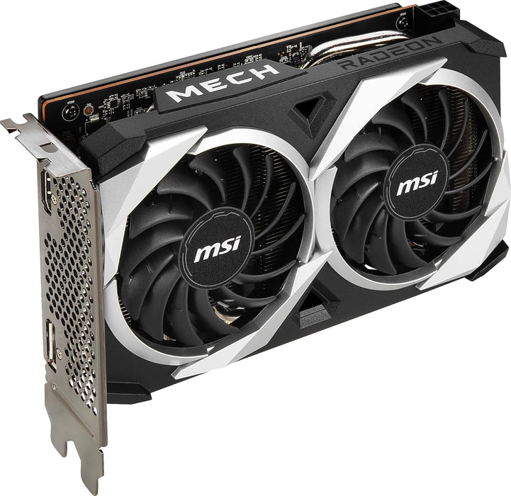 MSI Radeon RX 6500 XT MECH 2X 4G OC 4GB DDR6 Graphics Card - Refurbished-Graphics Cards-Gigante Computers