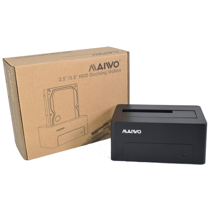 Maiwo 2.5 / 3.5 USB3.0 Hard Drive Dock-Enclosures Brackets-Gigante Computers