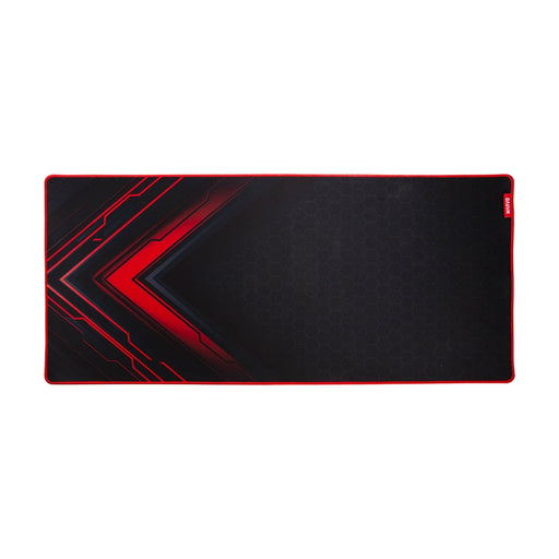 Marvo G48 Gaming Mouse Pad, X-Large 900x400x3mm, Soft Microfiber Surface for speed and control with Non-Slip Rubber Base and Stitched Edges, Black and Red-Accessories-Gigante Computers