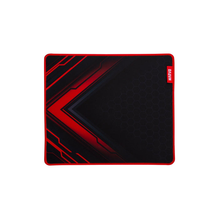 Marvo G49 Gaming Mouse Pad, Large 450x400x3mm, Soft Microfiber Surface for speed and control with Non-Slip Rubber Base and Stitched Edges, Black and Red-Accessories-Gigante Computers