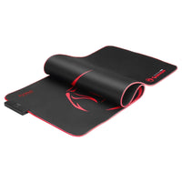 Marvo MG010 Gaming Mouse Pad, 7 colour LED with 3 RGB Effects, XL 800x310x4mm, USB Connection, Soft Microfiber Surface for speed and control with Non-Slip Rubber Base and Stitched Edges, Black-Accessories-Gigante Computers