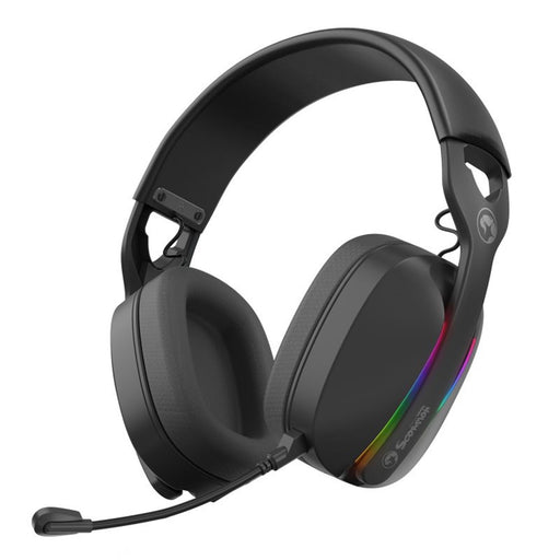 Marvo Scorpion HG9086W Bluetooth and Wired Tri-Mode Connection RGB Stereo Gaming Headphones-Keyboard-Gigante Computers
