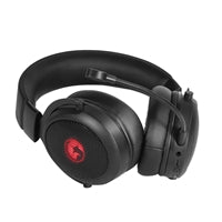 Marvo Scorpion HG9088W 2.4G and BT 5.0 Wireless Gaming Headphones, Surround Sound, 7 Colour Lighting - PC, Android, MAC OS, iOS, PS4, PS5 and Switch Compatible, 50mm Audio Drivers, Omnidirectional Removable Mic-Speakers-Gigante Computers