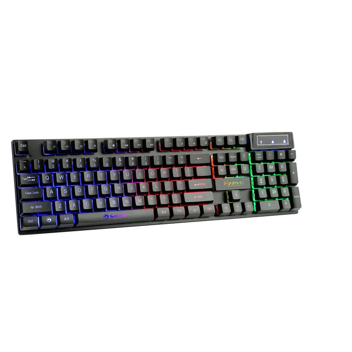 Marvo Scorpion K605 3 Colour LED USB Gaming Keyboard-Gigante Computers