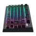 Marvo Scorpion K607 Gaming Keyboard, Multimedia, USB 2.0, Full Anti-ghosting, Ergonomic Compact Design with TKL Layour, 3 Coluor LED backlit with Adjustable Brightness, Black-Gigante Computers